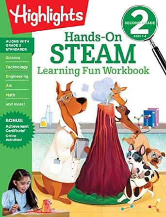 highlights hands on steam learning fun workbook 2nd edition highlights learning 1644722976, 978-1644722978