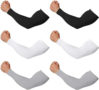 4 pairs arm sleeves for men and women tattoo cover up cooling sports sleeve for basketball golf football 