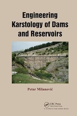 engineering karstology of dams and reservoirs 1st edition petar milanovic 0367781239, 978-0367781231