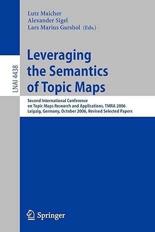 leveraging the semantics of topic maps second international conference on topic maps research and