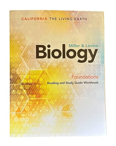 biology foundations reading and study guide workbook 1st edition miller & levine 141828310x, 978-1418283100