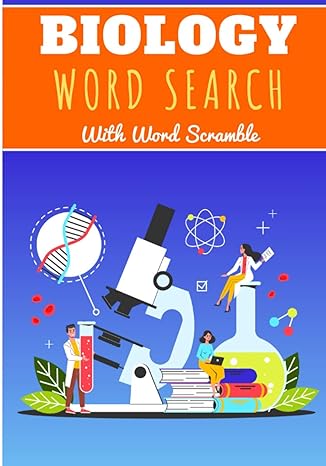 biology word search with word scramble 1st edition preniumbiologypuzzle publishing 979-8558661064