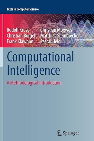 Computational Intelligence A Methodological Introduction
