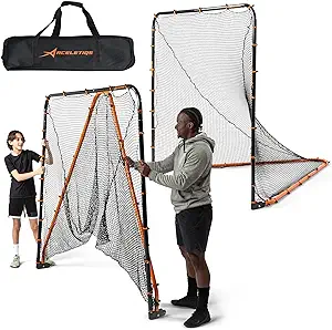 lacrosse goal net folding lacrosse net powder coated steel frame uv treated netting use with lacrosse