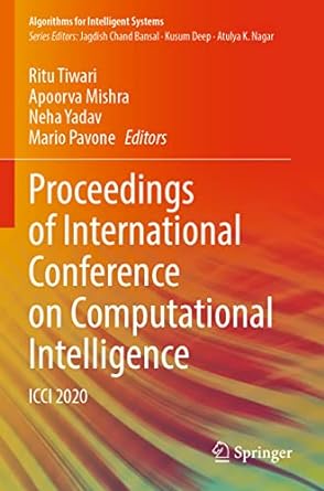 proceedings of international conference on computational intelligence icci 2020 1st edition ritu tiwari