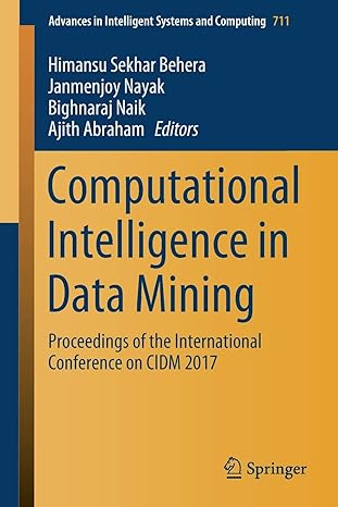 computational intelligence in data mining proceedings of the international conference on cidm 2017 1st