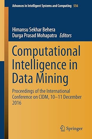 computational intelligence in data mining proceedings of the international conference on cidm 10 11 december