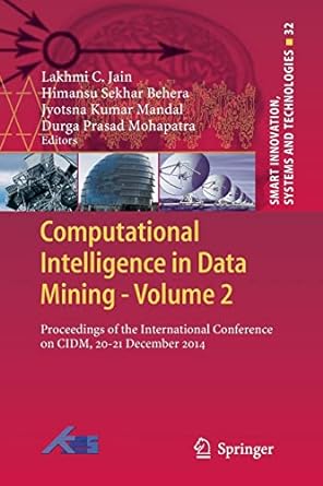 computational intelligence in data mining volume 2 proceedings of the international conference on cidm 20 21