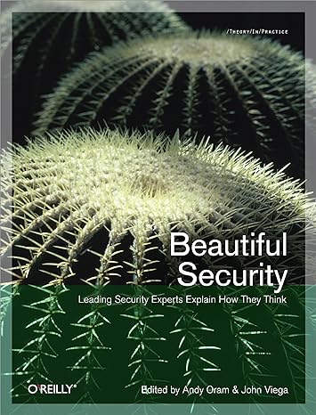 beautiful security leading security experts explain how they think 1st edition andy oram ,john viega