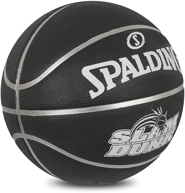 Spalding Outdoor Basketball Slam Dunk Black Basketball Ball Brick Adult