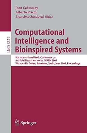 computational intelligence and bioinspired systems 8th international work conference on artificial neural