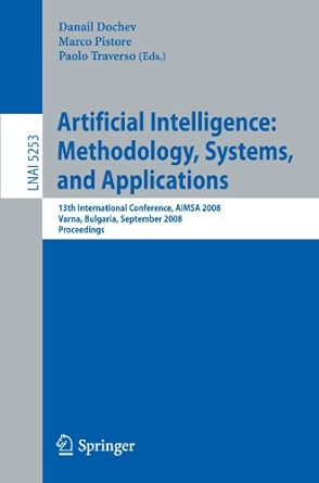 artificial intelligence methodology systems and applications 13th international conference aimsa 2008 varna