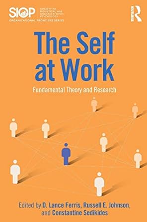 the self at work fundamental theory and research 1st edition d lance ferris ,russell e johnson ,constantine