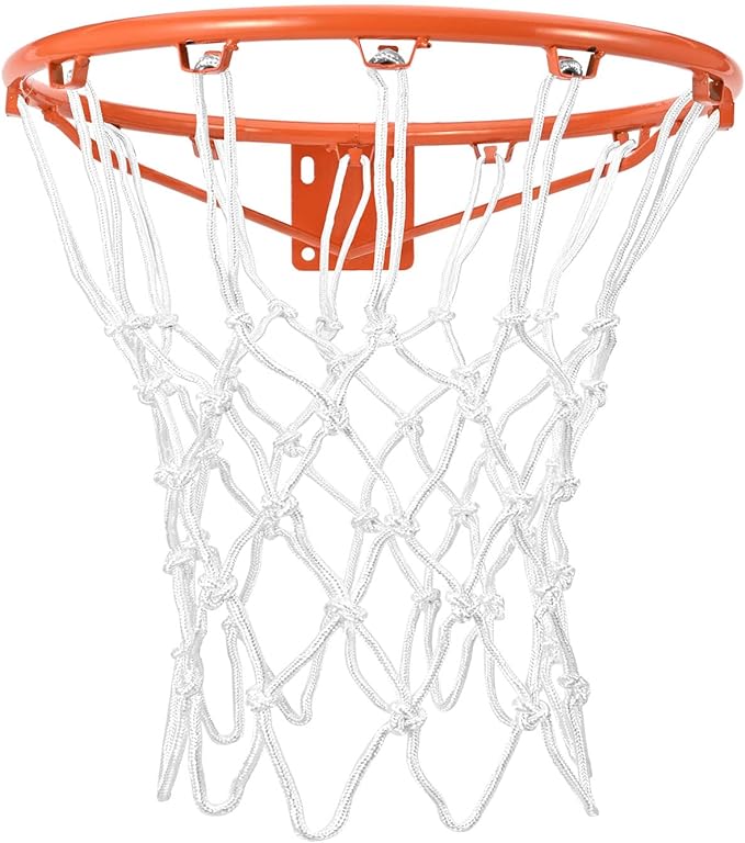 vazioyar basketball net replacement thick heavy duty basketball net fits standard indoor outdoor 12 loops