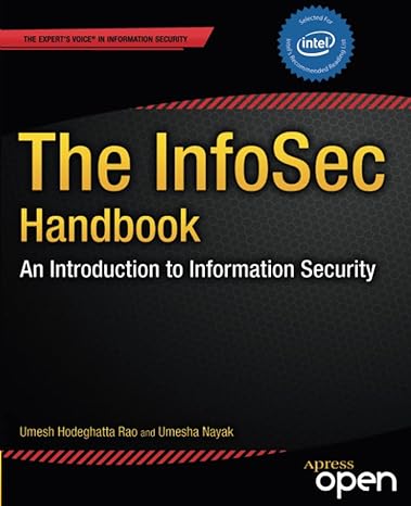 the infosec handbook an introduction to information security 1st edition umesha nayak ,umesh r hodeghatta