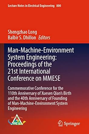 man machine environment system engineering proceedings of the 21st international conference on mmese
