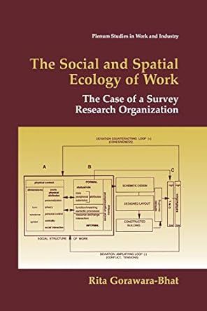 the social and spatial ecology of work the case of a survey research organization 1st edition rita gorawara