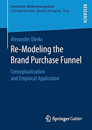 re modeling the brand purchase funnel conceptualization and empirical application 1st edition alexander