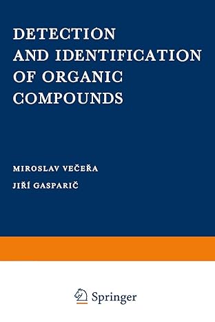 detection and identification of organic compounds 1st edition miroslov vecera 1468418351, 978-1468418354