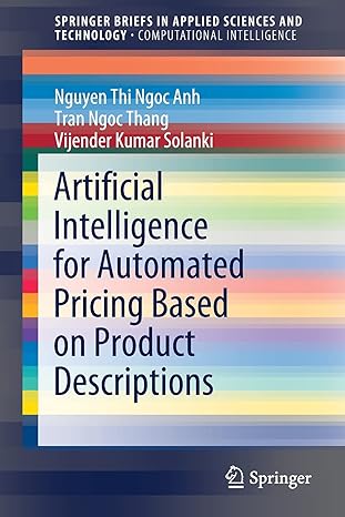 artificial intelligence for automated pricing based on product descriptions 1st edition nguyen thi ngoc anh