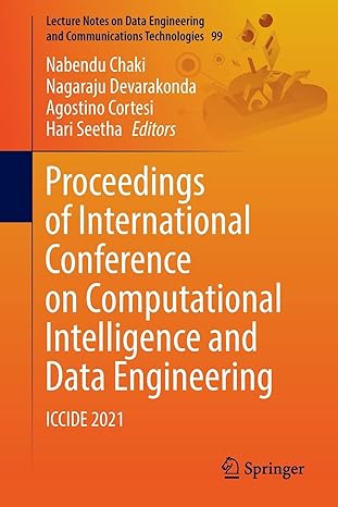 proceedings of international conference on computational intelligence and data engineering iccide 2021 1st