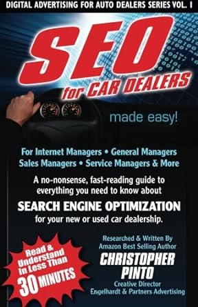 seo for car dealers made easy 1st edition christopher pinto 1492155829, 978-1492155829