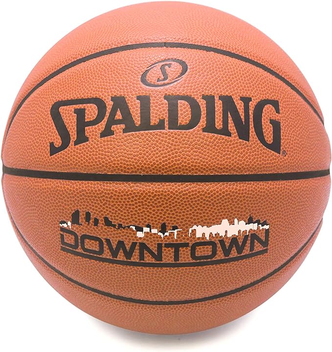 spalding basic basketball ball no 7 synthetic leather  ‎spalding b07srycr1x