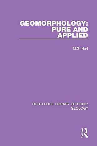geomorphology pure and applied 1st edition m g hart 0367207494, 978-0367207496