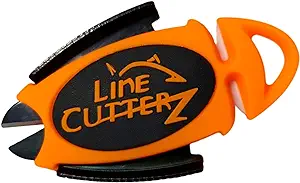 line cutterz patented dual hybrid ceramic cutter plus stainless steel micro scissors fishing line cutter