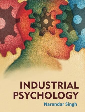 industrial psychology 1st edition narendar singh 1259004686, 978-1259004681