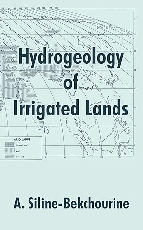 hydrogeology of irrigated lands 1st edition a siline bekchourine 1410209687, 978-1410209689