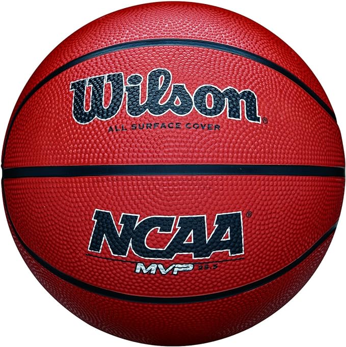 wilson ncaa mvp rubber basketball ‎size 4 - 25 5  ‎wilson b07d75y7qr