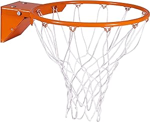 gosports universal regulation 18 steel basketball rim choose from fixed or breakaway use for replacement or