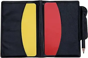 mudder sports referee card set red card yellow card and metal referee whistle coach whistle for football