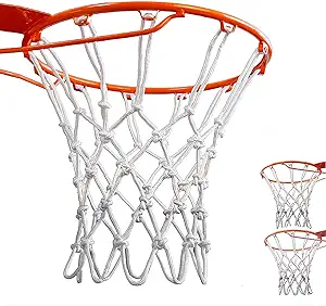 yirgnzu 2 pack premium quality professional heavy duty basketball net in all weather for indoor and outdoor