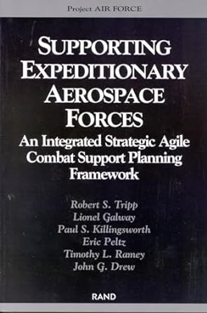 supporting the expeditionary aerospace force an integrated strategic agile combat support planning framework