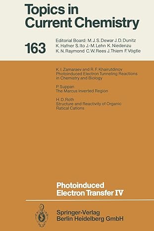 topics in current chemistry 163 photoinduced electron transfer iv 1st edition jochen mattay ,r f khairutdinov