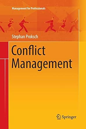 conflict management 1st edition stephan proksch 3319811436, 978-3319811437