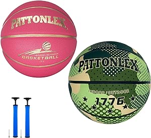 pattonlex basketballs gold pink 28 5 leather basketballs adults official size 6 indoor outdoor basketball