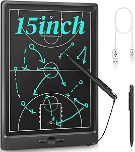 newnaivete electronic basketball coach board premium tactical marker board with large lcd screen and stylus