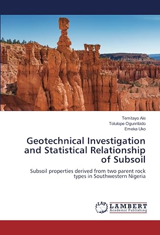 geotechnical investigation and statistical relationship of subsoil subsoil properties derived from two parent