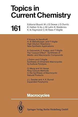topics in current chemistry 161 macrocycles 1st edition edwin weber ,fritz v gtle ,a k burrell ,j dohm ,m