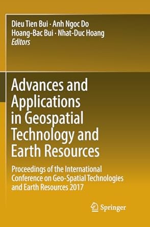 advances and applications in geospatial technology and earth resources proceedings of the international