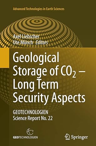 geological storage of co2 long term security aspects geotechnologien science report no 22 1st edition axel
