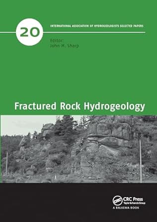 fractured rock hydrogeology 1st edition john m sharp 0367576147, 978-0367576141