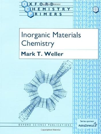inorganic materials chemistry 1st edition mark t weller b00iibamt2