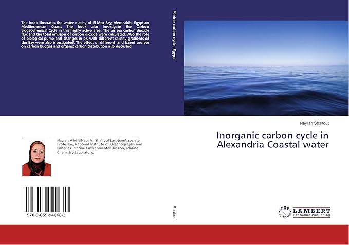 inorganic carbon cycle in alexandria coastal water 1st edition nayrah shaltout 3659940682, 978-3659940682