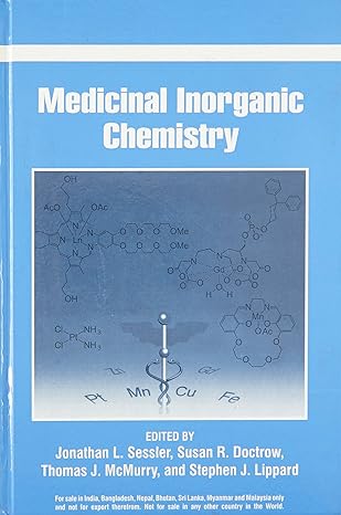 medicinal inorganic chemistry 1st edition sessler j l 0195686985, 978-0195686982