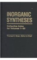 inorganic syntheses collective index for volumes 1 30 1st edition thomas e sloan 0471305073, 978-0471305071