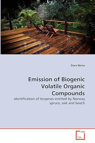 emission of biogenic volatile organic compounds identification of terpenes emitted by norway spruce oak and